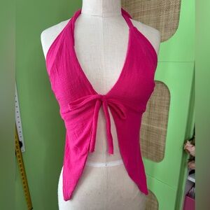 Pink Halter Top